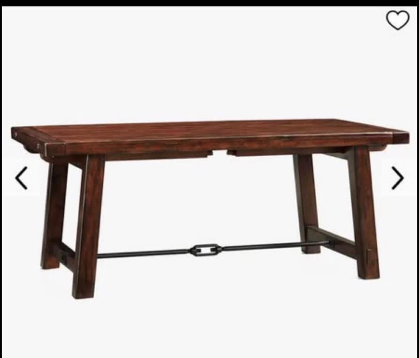 Pottery Barn Benchwright Extendable Dining Table + 2 Leaves - photo 2
