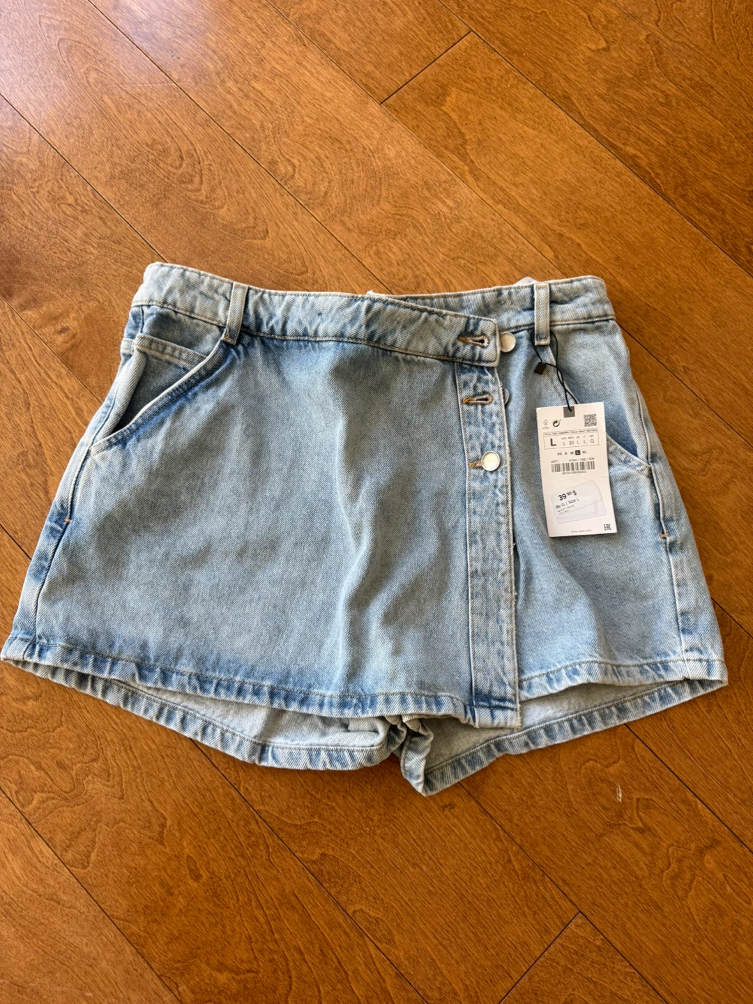 NEW zara Denim Skort