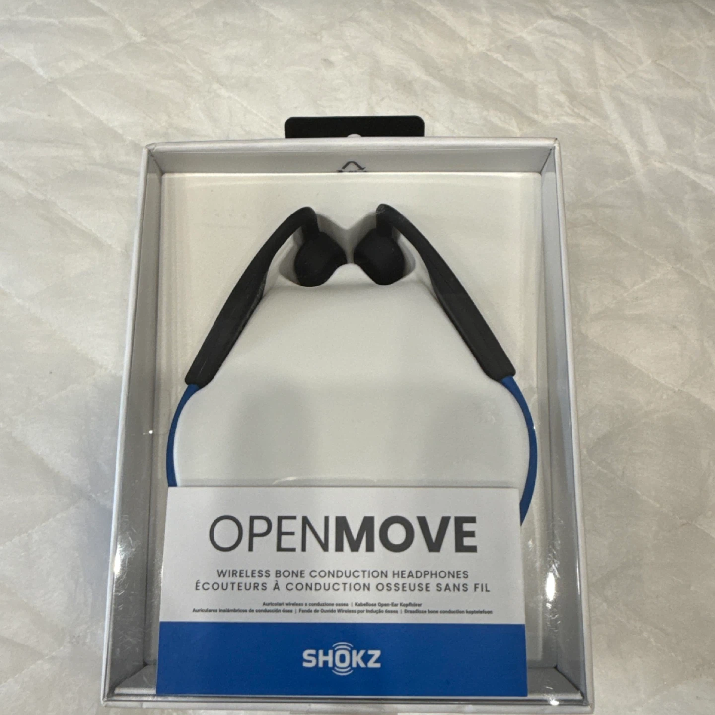 Shokz OpenMove Wireless Bone Conduction Headphones Blue