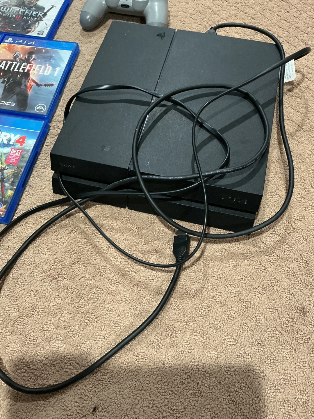 PlayStation 4 Console with 5 Games and Controller - photo 4