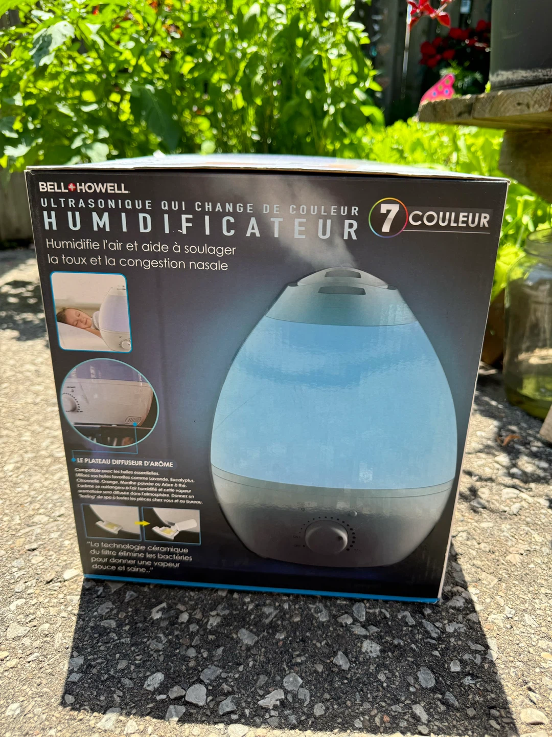 Bell + Howell Ultrasonic 7 Color-Changing Humidifier (3.8 L) - photo 2