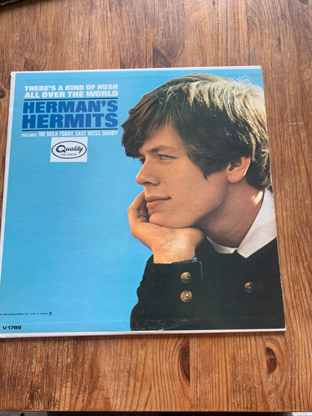⚽️ Herman's Hermits There's a Kind of Hush Vinyl Record