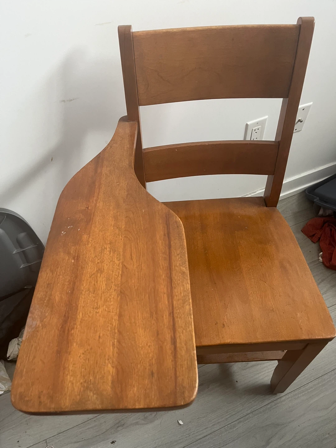 Old Wooden School Chair Desk - Mohawk college - photo 4