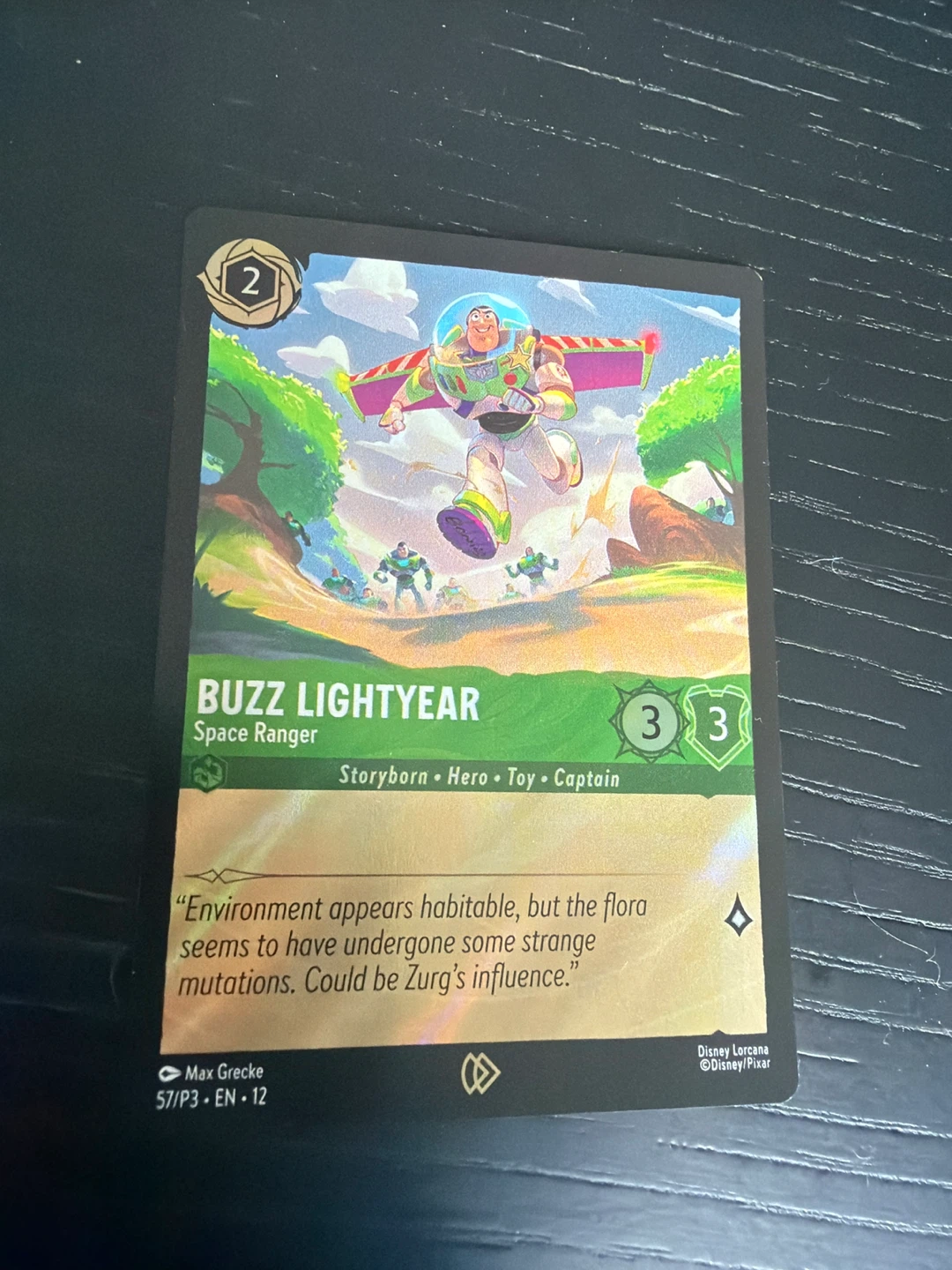 Toy Story 5 Lorcana Buzz Lightyear TCG Card