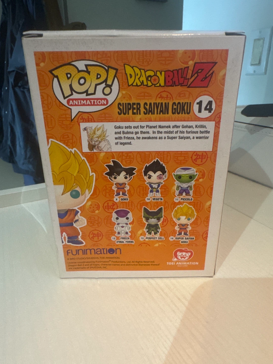 Funko Pop! Dragon Ball Z Super Saiyan Goku #14 Vinyl Figure ⚽️ - photo 2