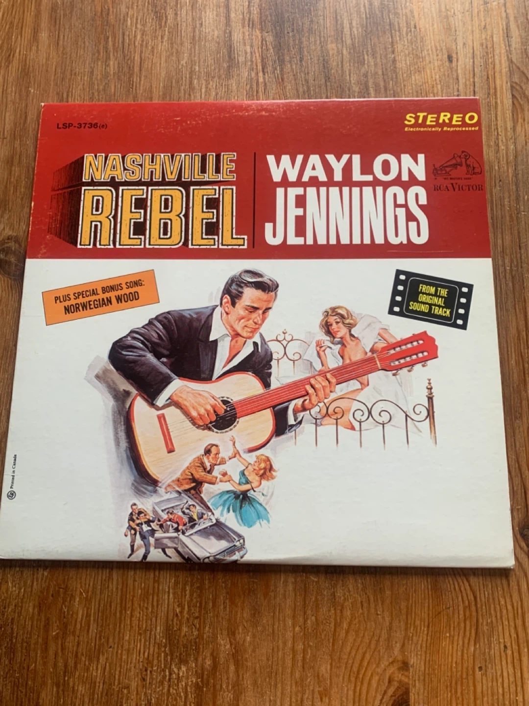 ⚽️ Waylon Jennings Nashville Rebel Vinyl Record