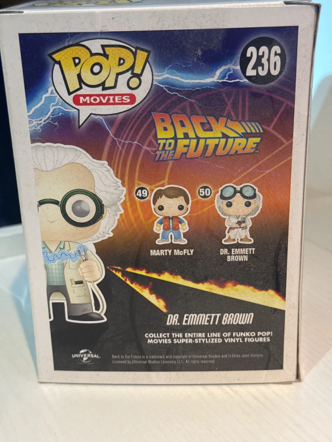 Funko Pop! Movies Back to the Future Dr. Emmett Brown #236 ⚽️ - photo 3