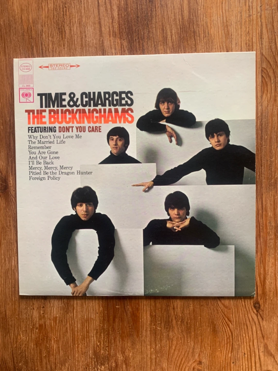 ⚽️ The Buckingham's Time & Charges Vinyl Record