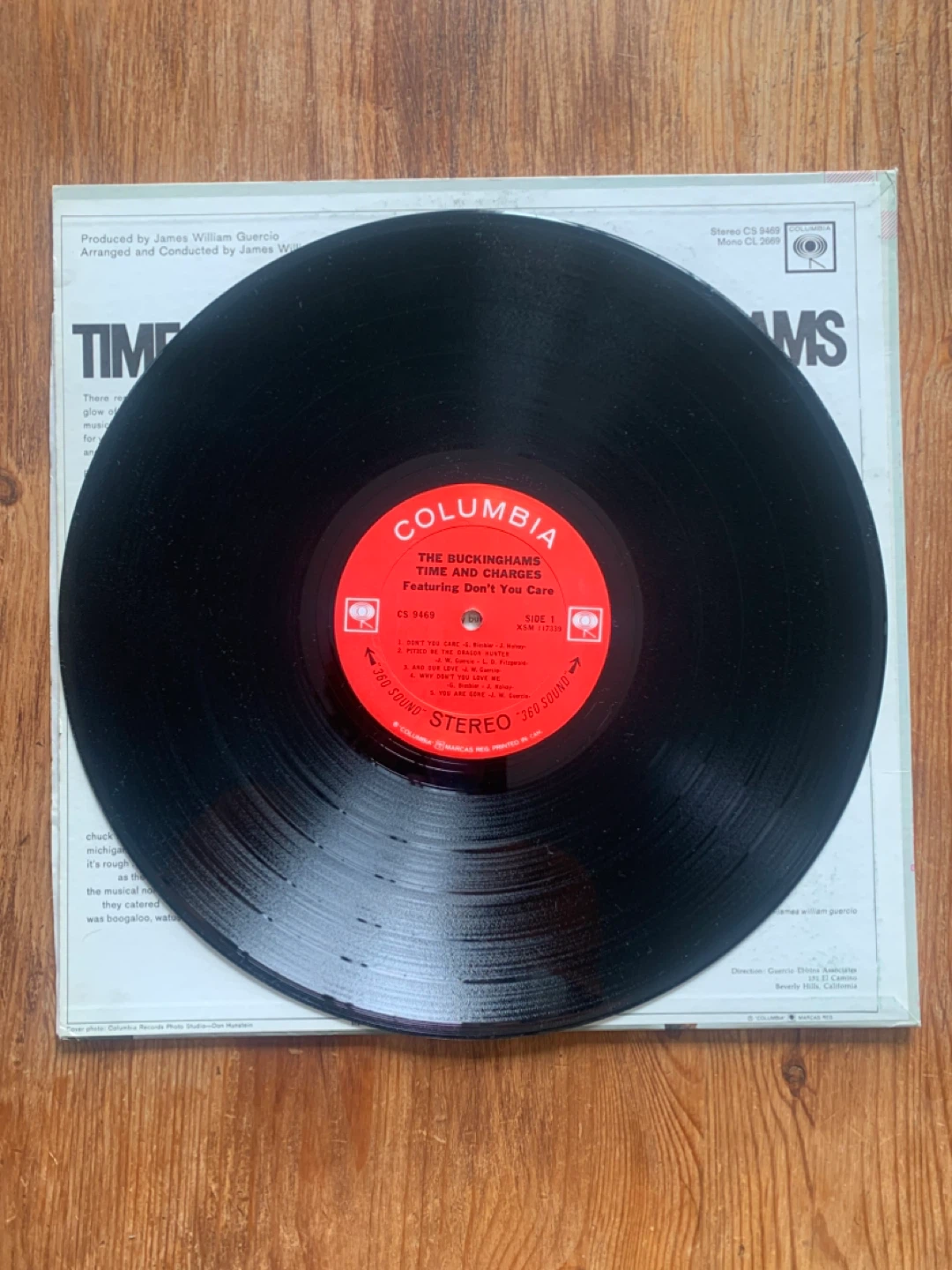 ⚽️ The Buckingham's Time & Charges Vinyl Record - photo 3