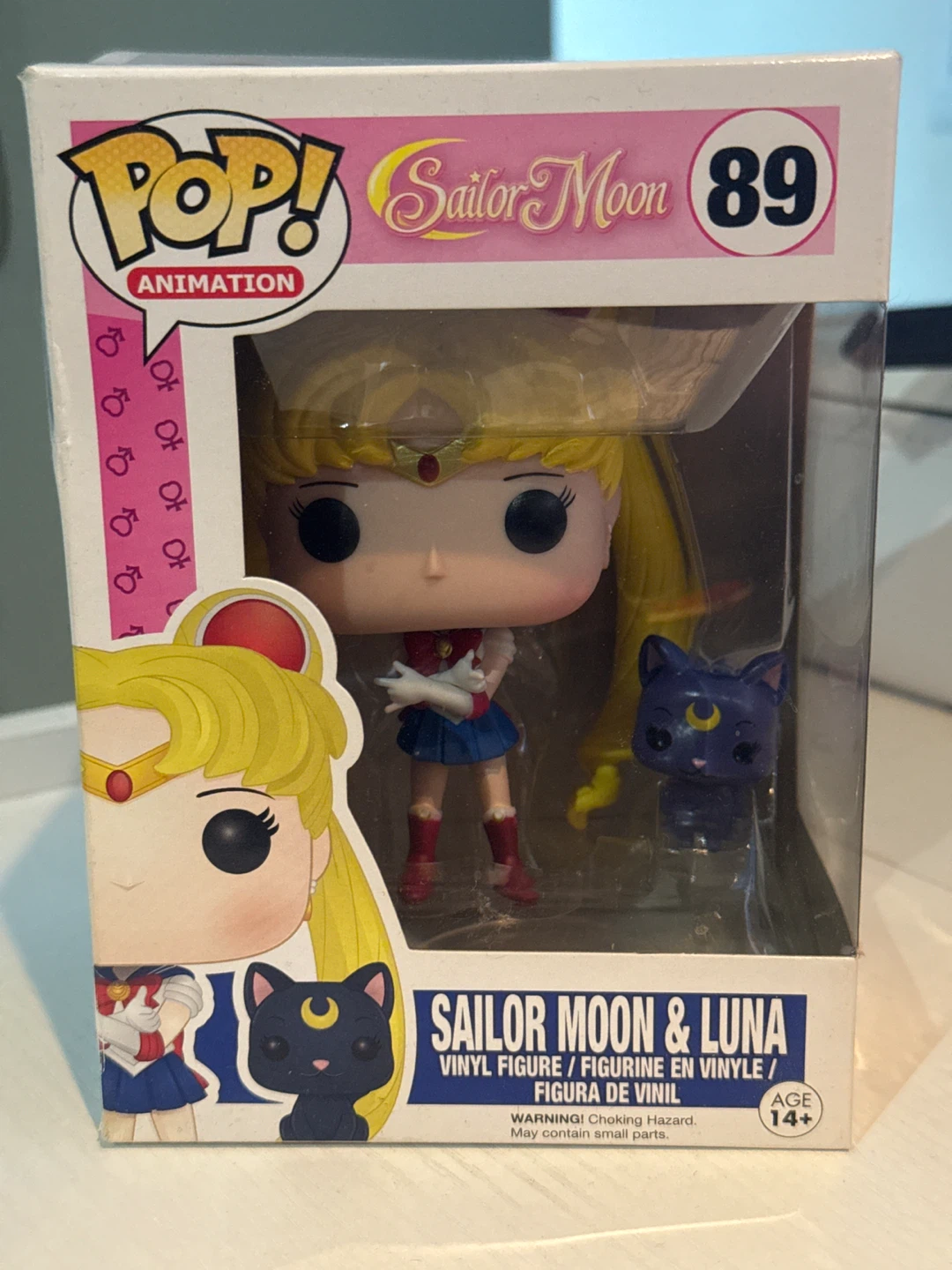 Funko Pop! Sailor Moon & Luna #89 Vinyl Figure ⚽️