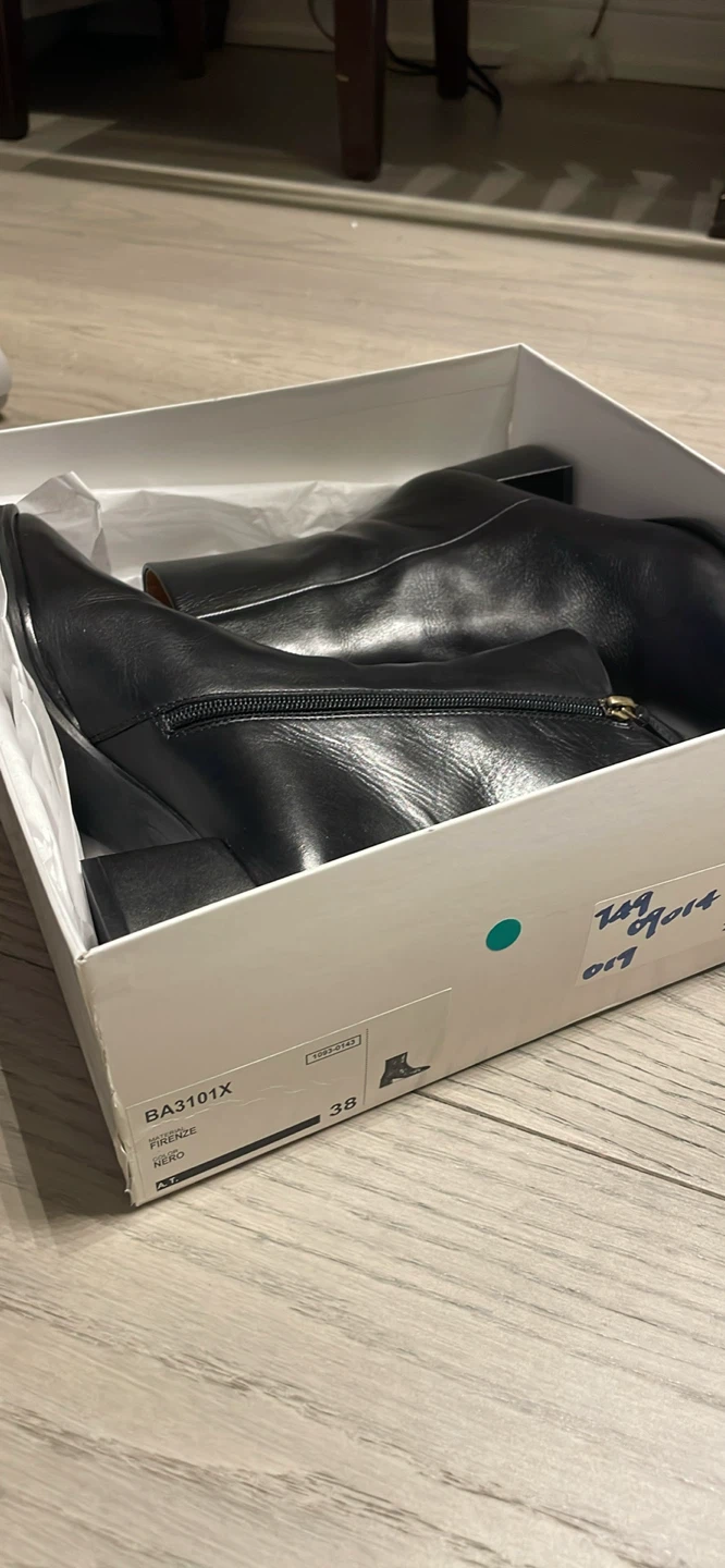 ATSuro Black Leather Ankle Boots ⚽ - photo 3