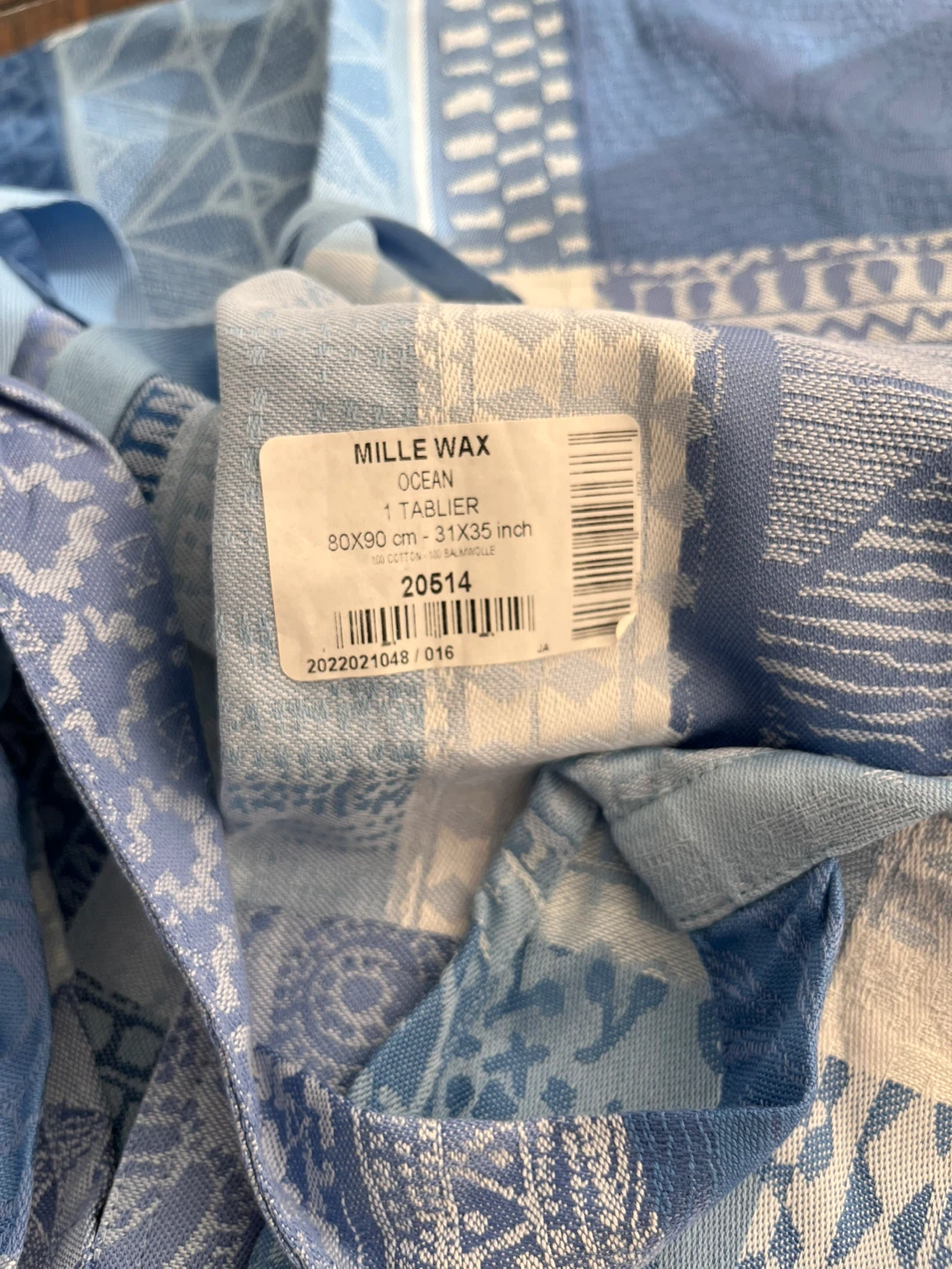 Mille Wax Ocean Apron 80x90cm - photo 5