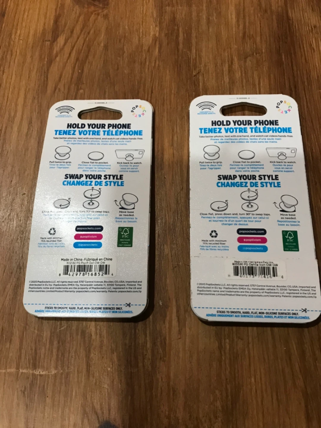 ⚽️ Popsockets PopGrip Phone Holder - Tie Dye & Floral Designs - photo 2