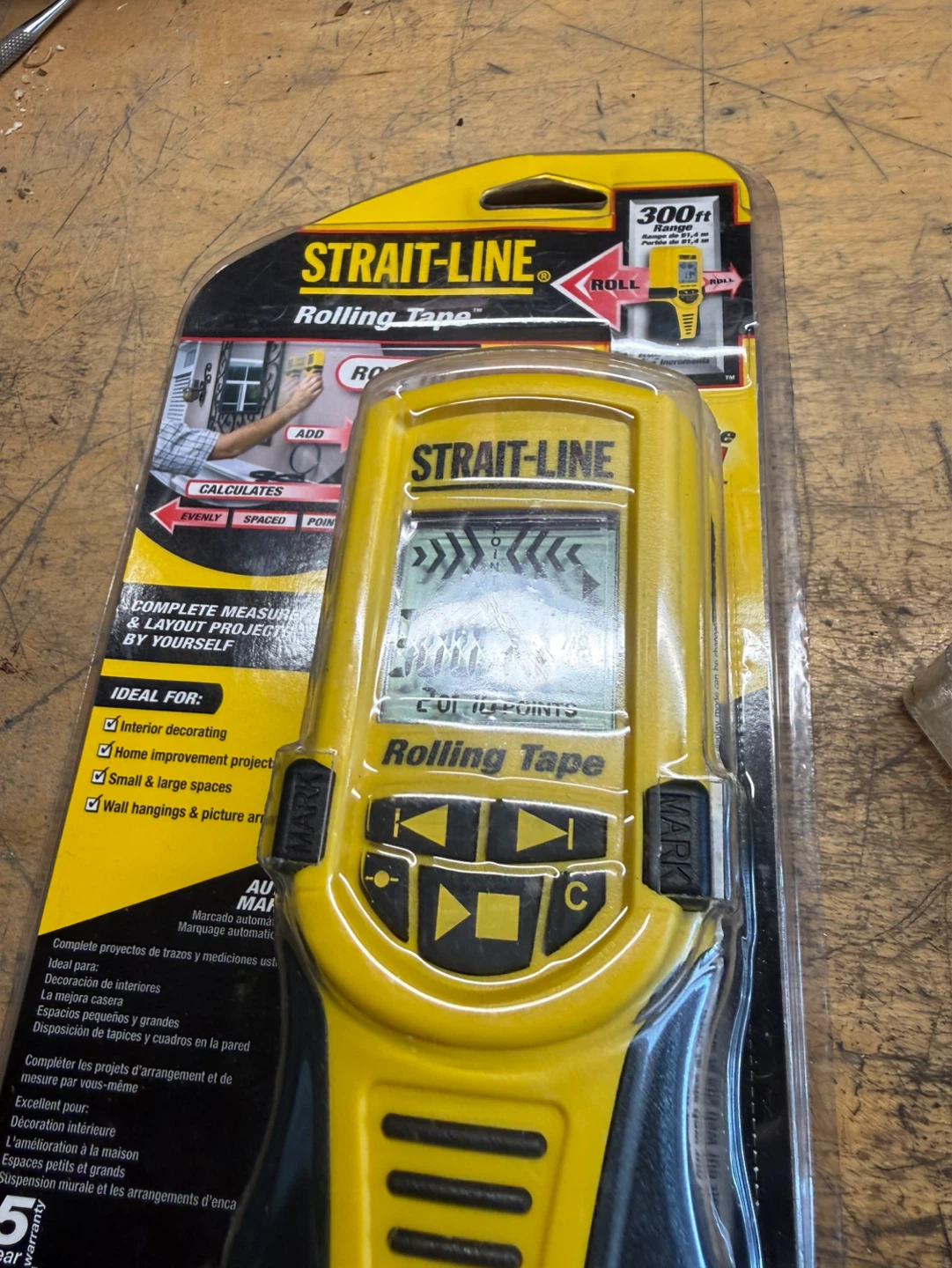 Strait-Line Rolling Tape Measure 300ft