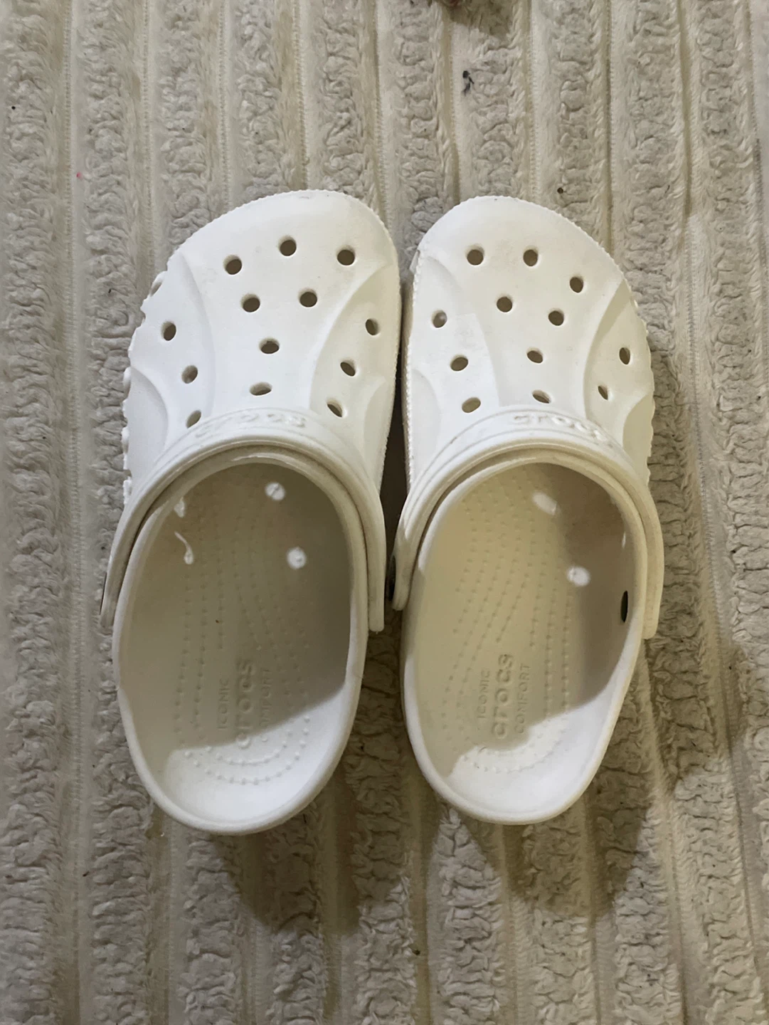 White Crocs Clogs