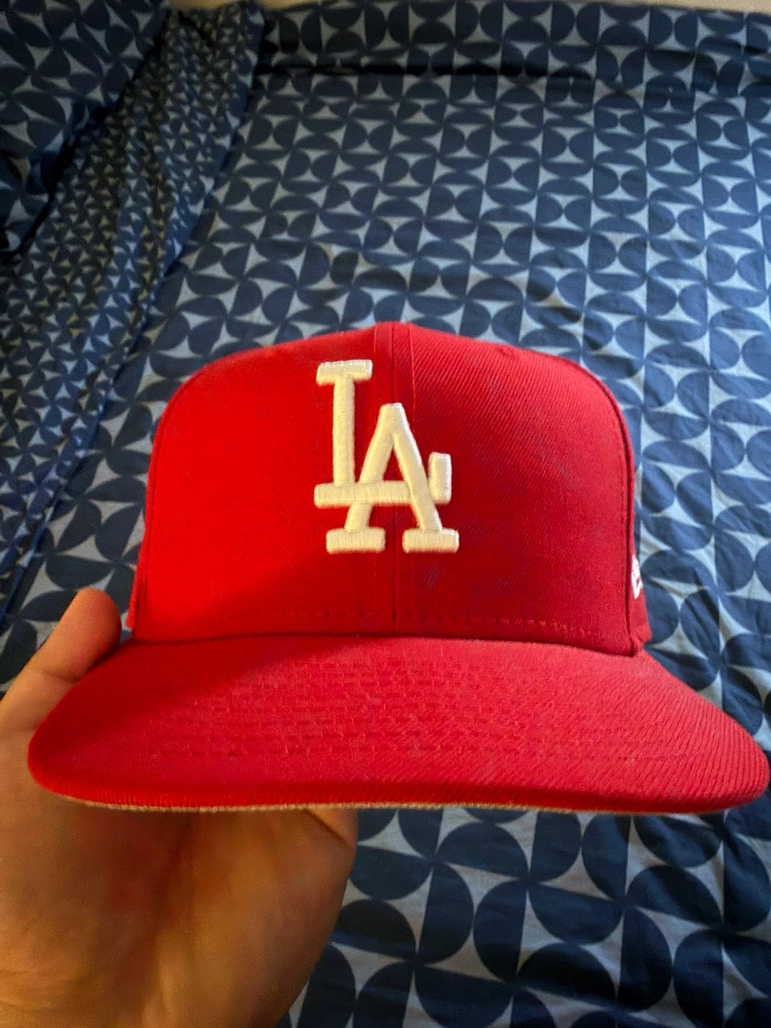 New Era LA Dodgers 59FIFTY Fitted Hat Red Size 7 1/2