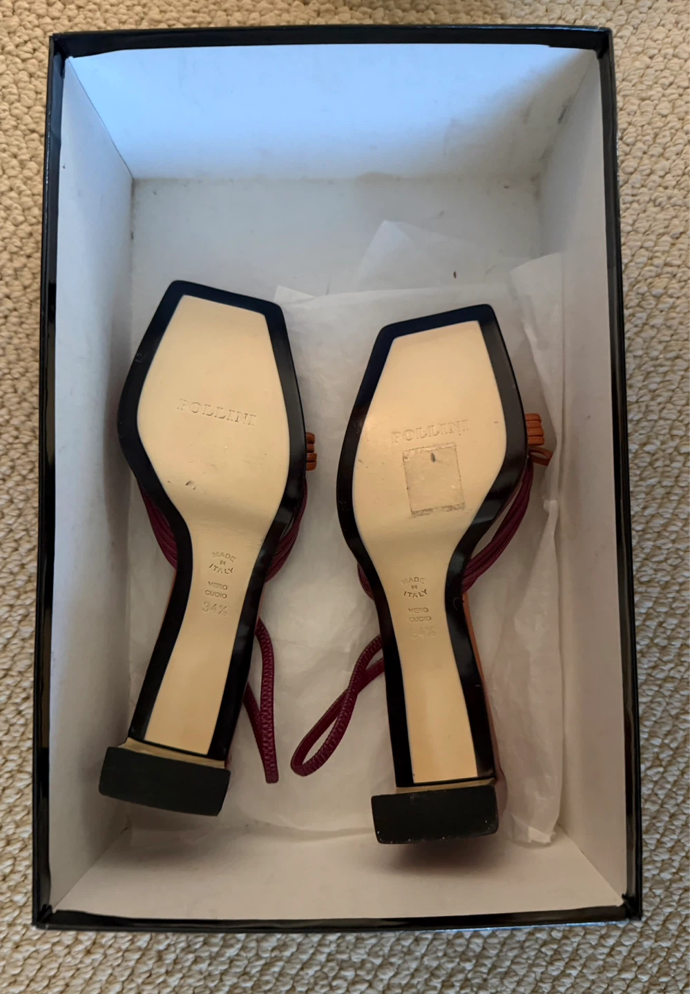 Pollini Women's leather Sandals ⚽️ - photo 2