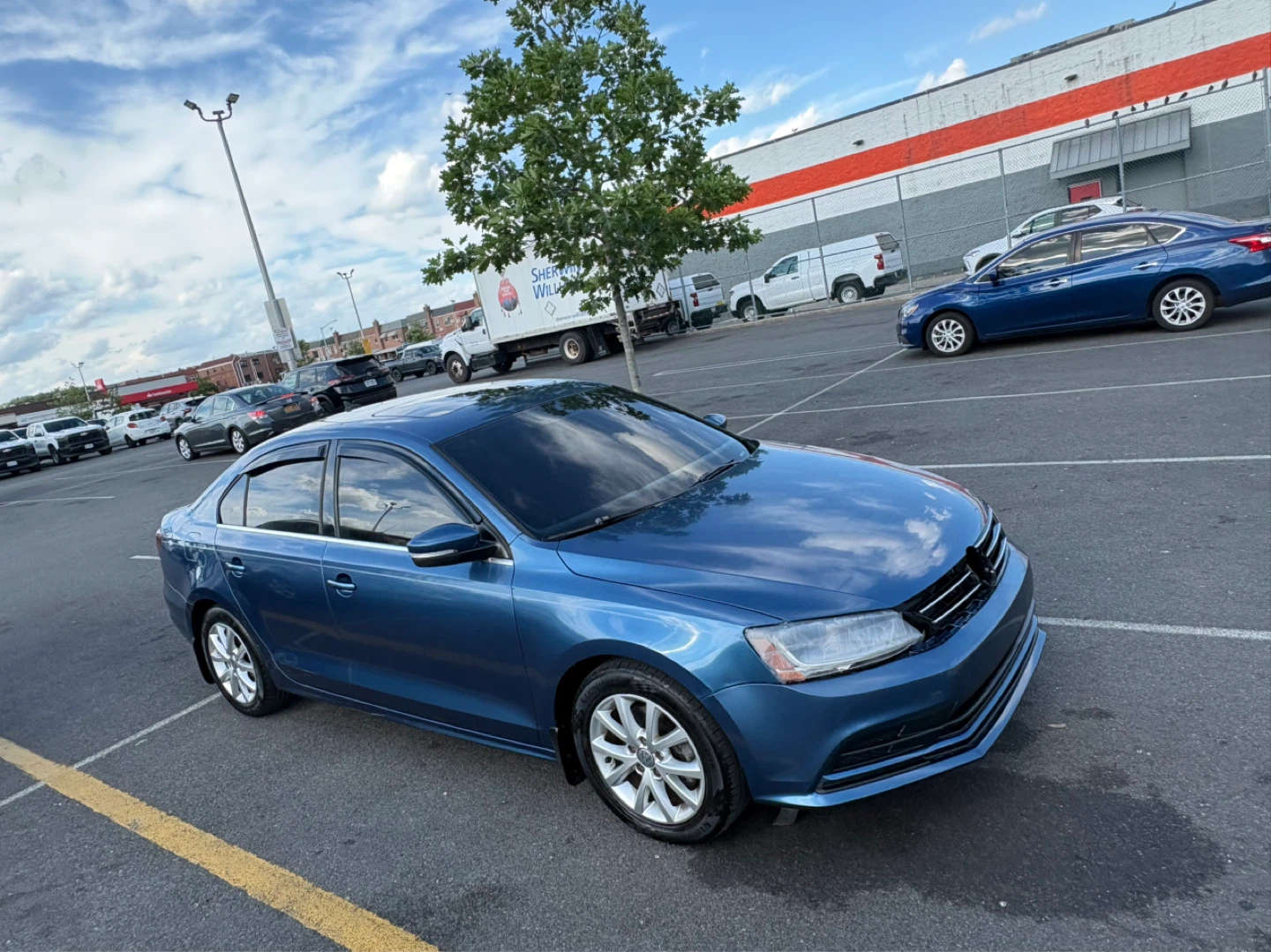 Blue Volkswagen Jetta 2017  Sedan - photo 5