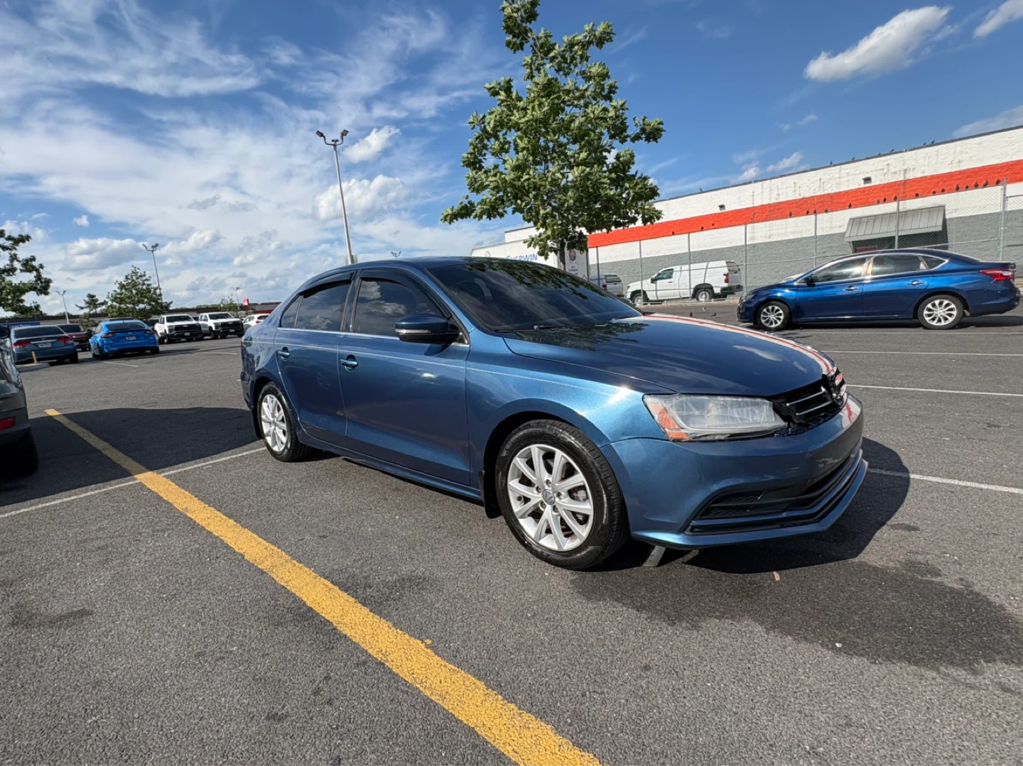 Blue Volkswagen Jetta 2017  Sedan - photo 2