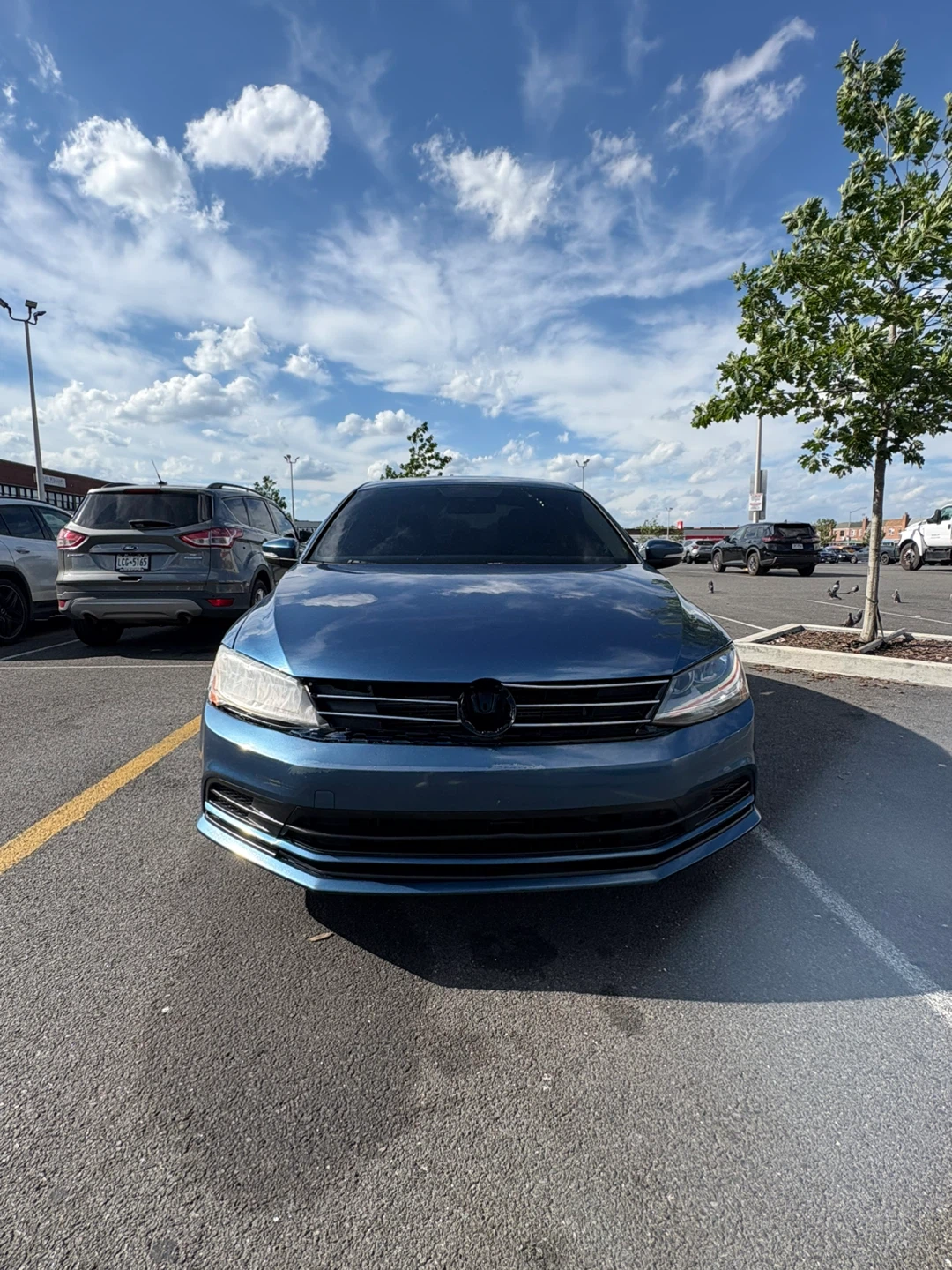 Blue Volkswagen Jetta 2017  Sedan