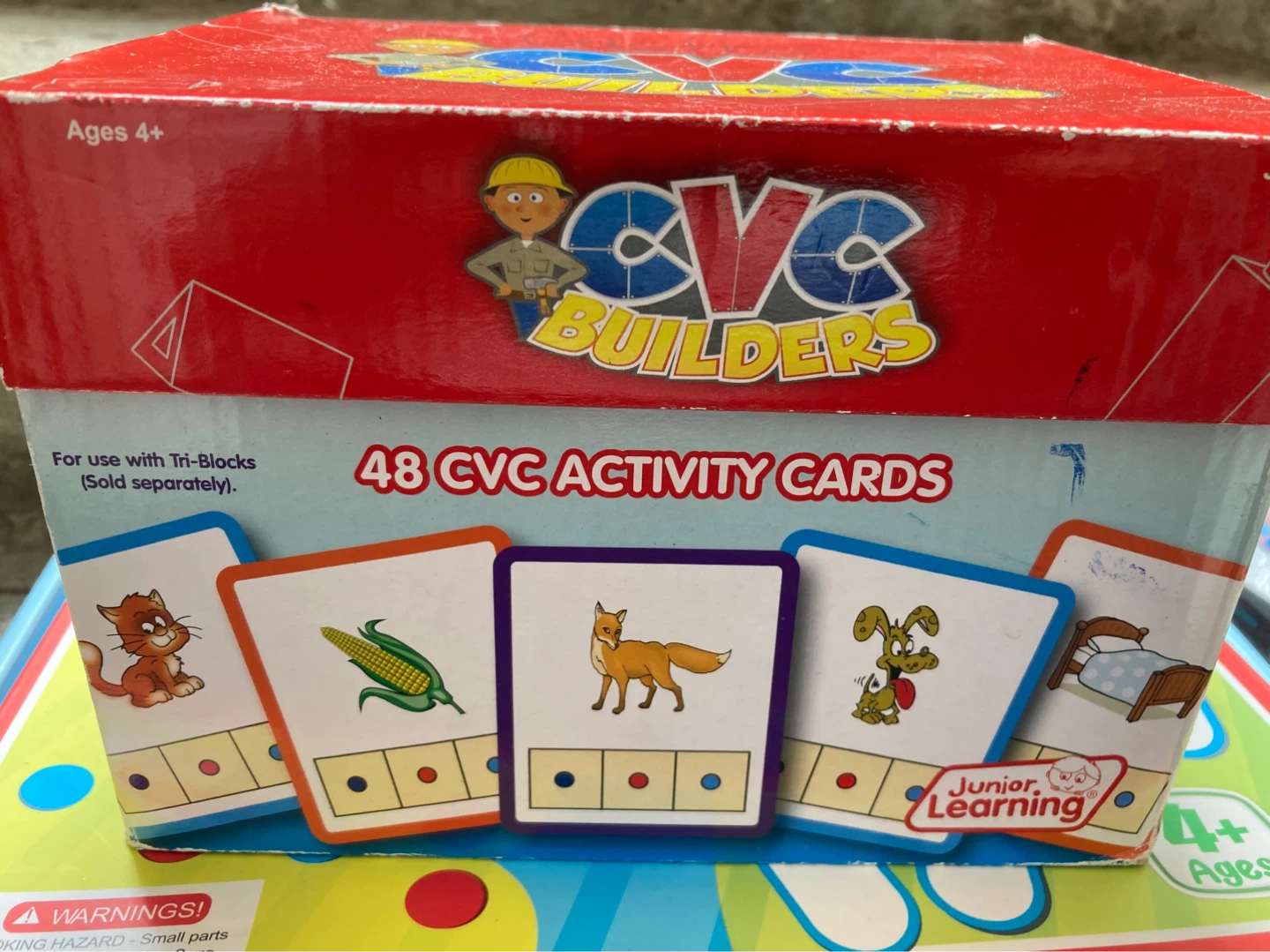 Junior Learning CVC Builders Activity Cards