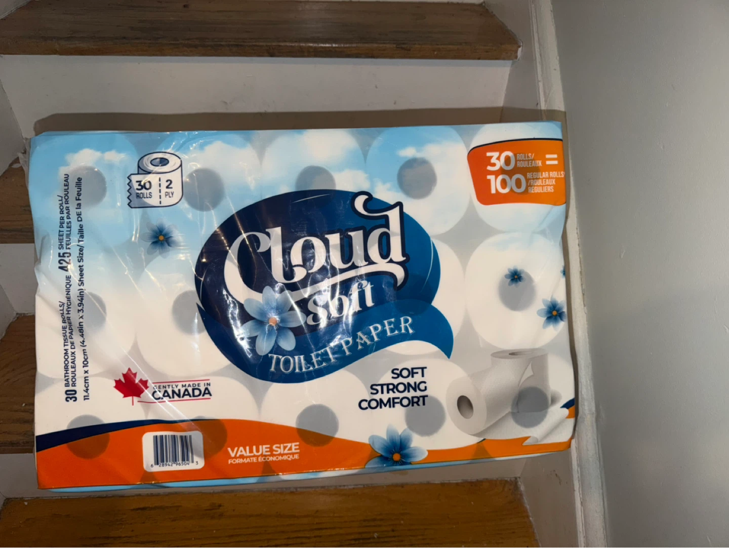 Cloud Soft Toilet Paper - 30 Rolls