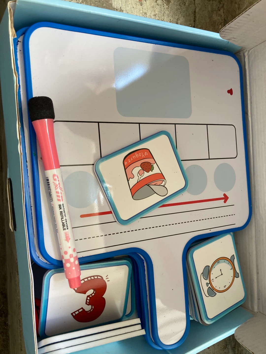 AtoZweb Magnetic Dry-Erase Paddle Set - photo 2