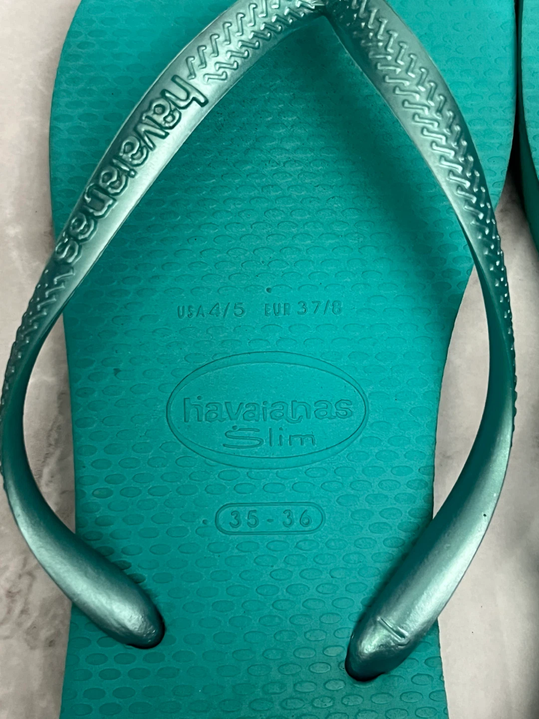 Havaianas Slim Flip Flops - Teal - photo 4