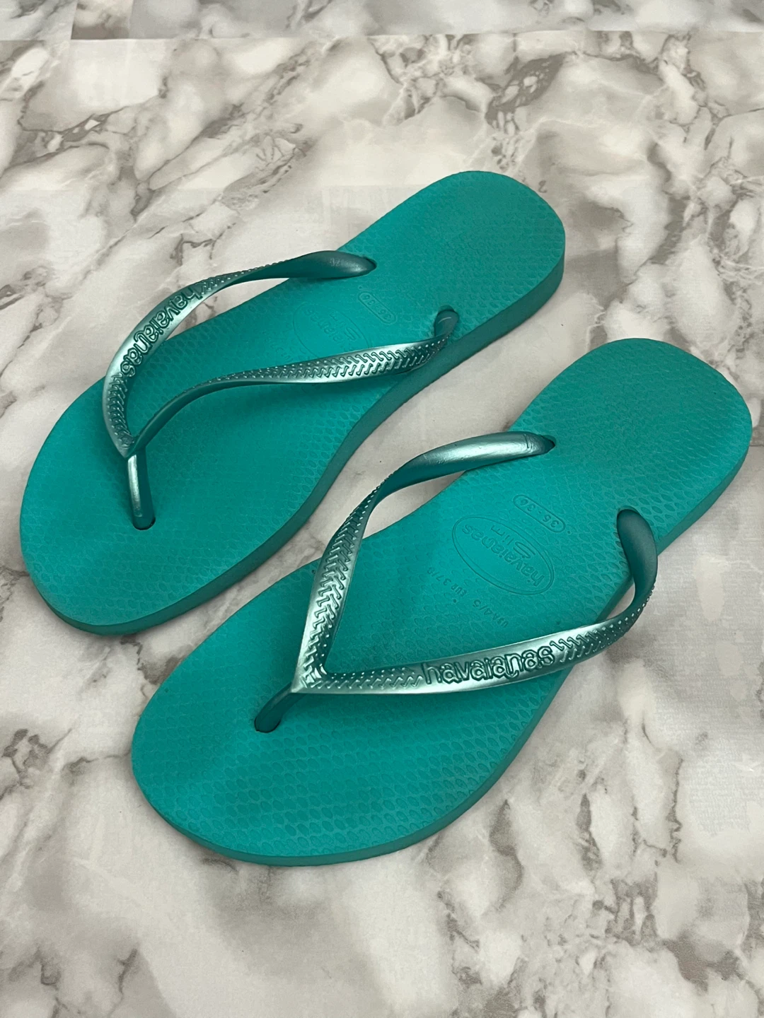 Havaianas Slim Flip Flops - Teal