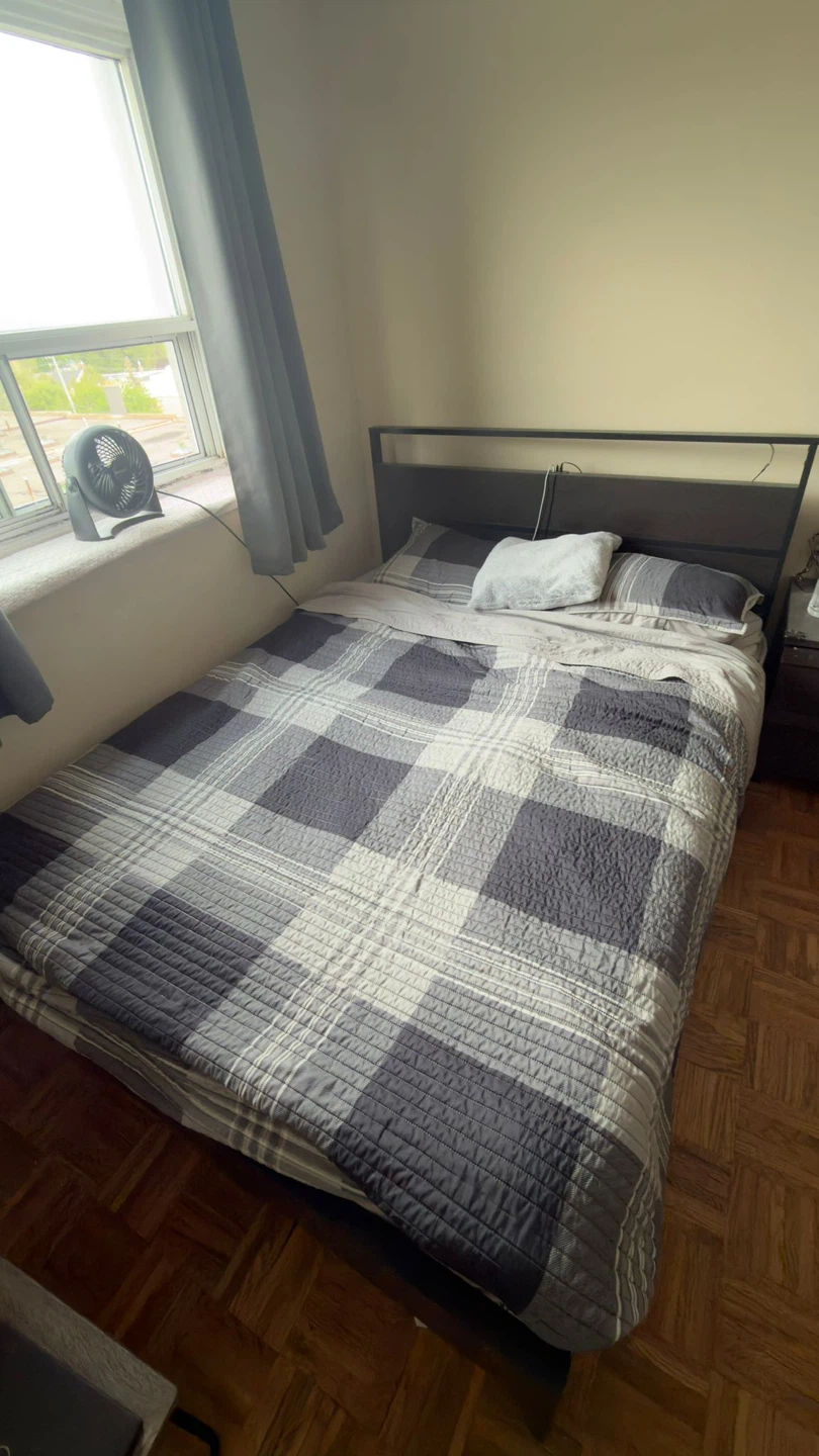 Queen Size Bed Frame with Built-in USB Ports - photo 3