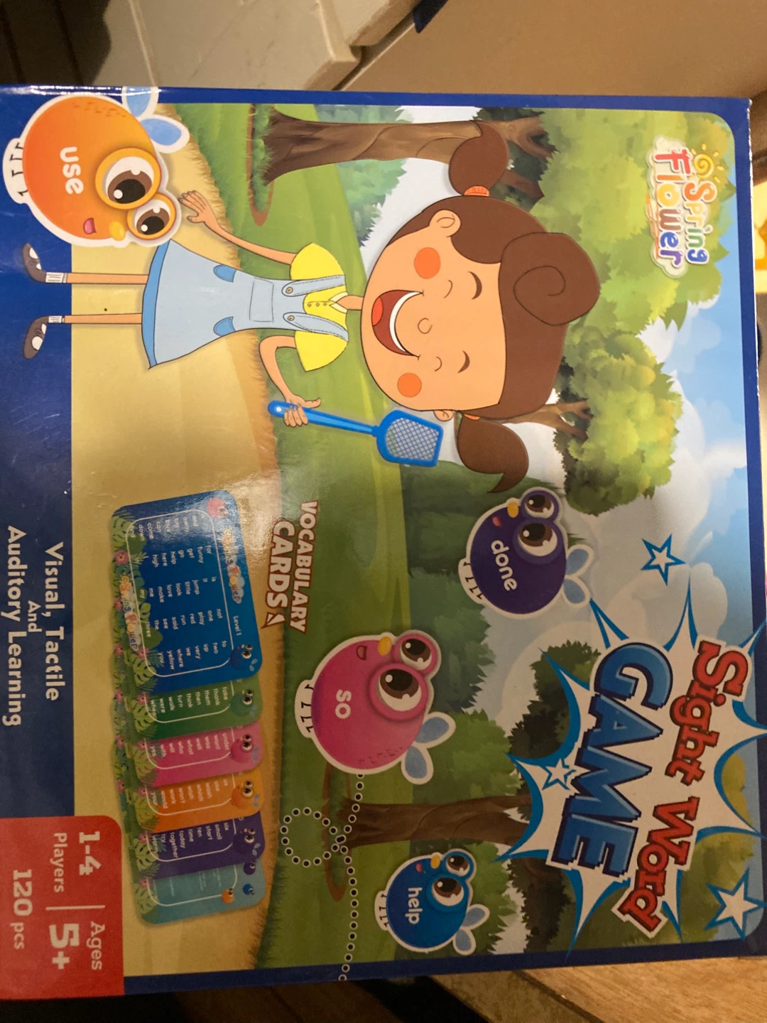 Spring Flower Sight Word Game