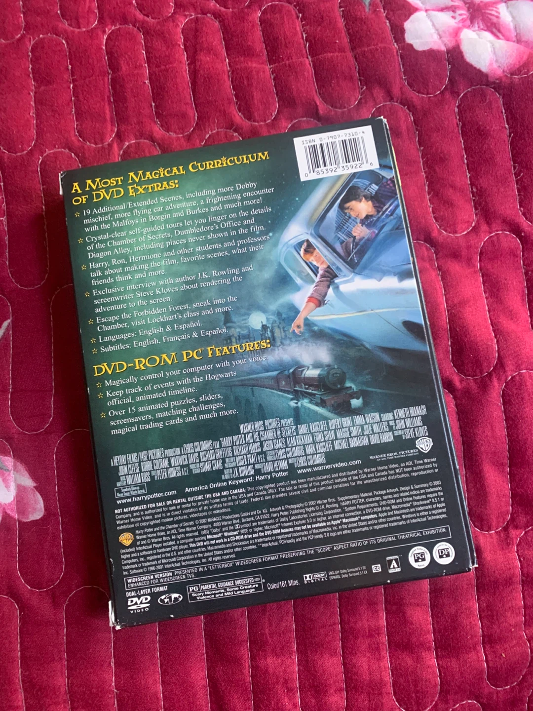 ⚽  Harry Potter the Chamber of Secrets Widescreen Edition DVD - photo 2