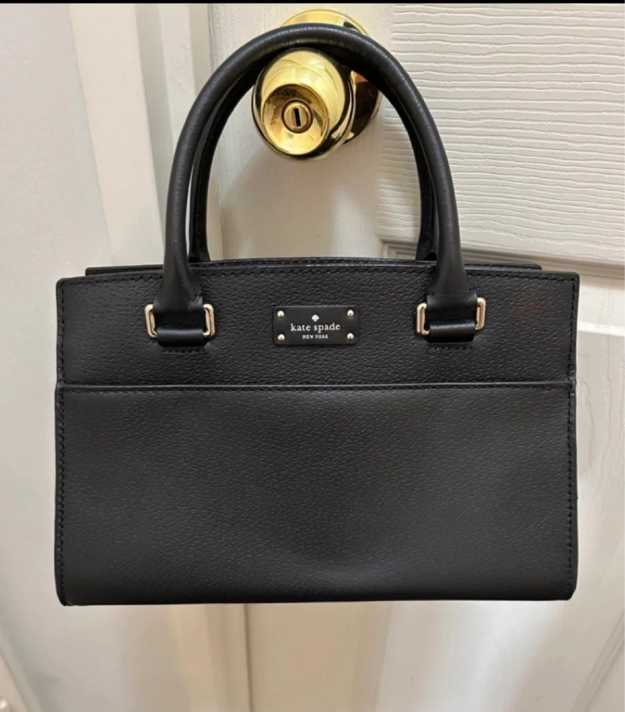 Kate Spade Black Leather Satchel Handbag - photo 3