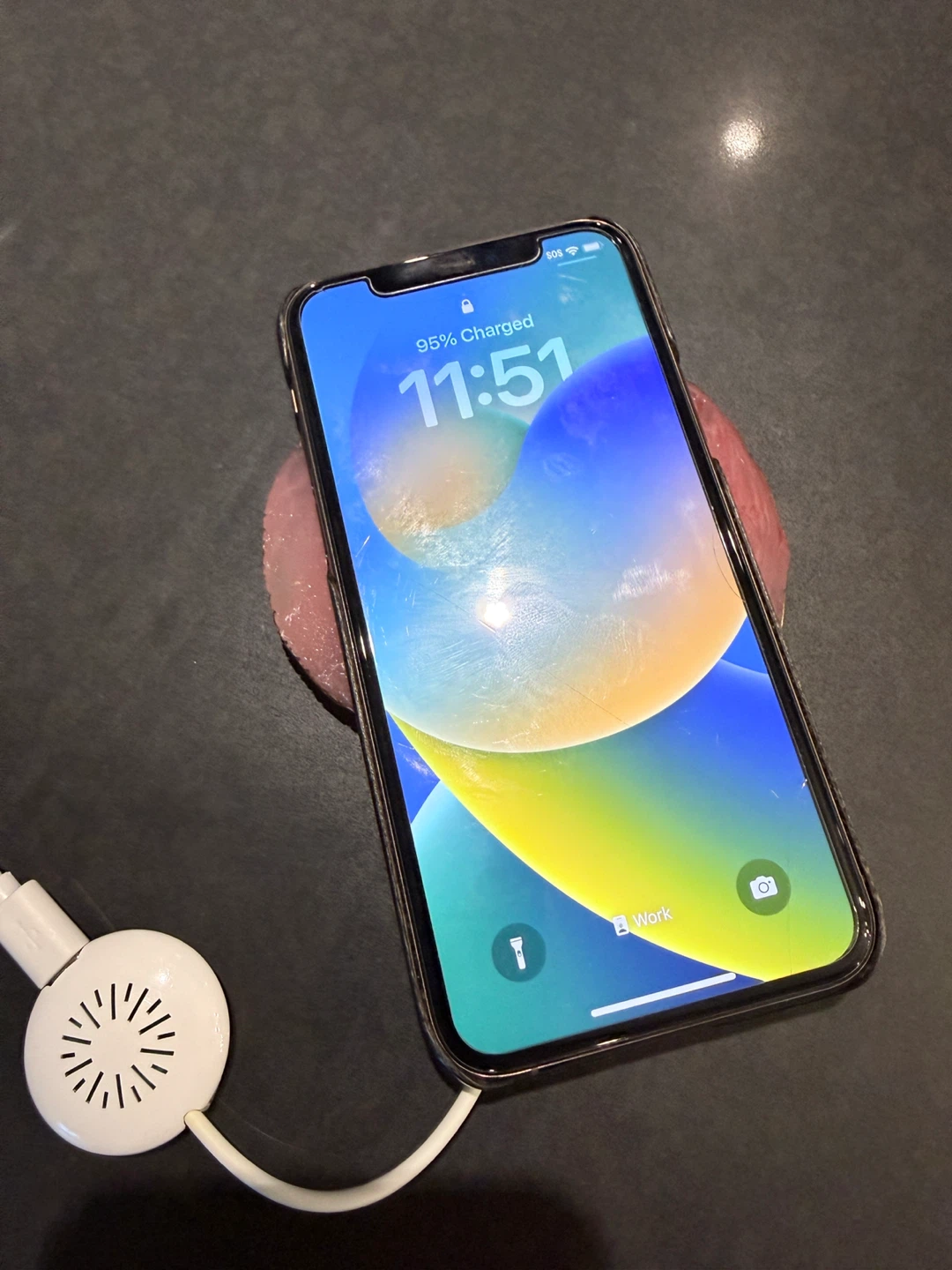 Wireless Charger Pad with USB Cable - photo 3