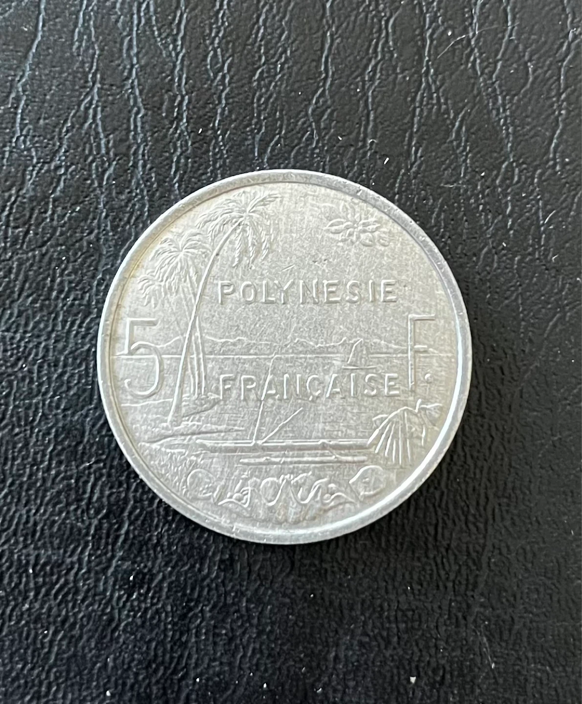 French Polynesia 5 Francs Coin - photo 3