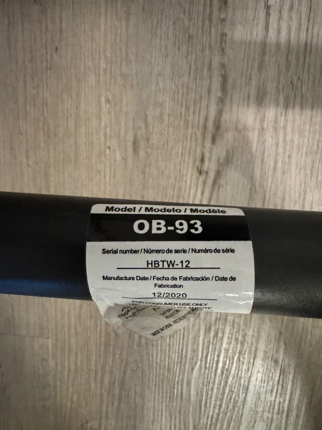 OB-93 Hex Barbell - photo 5