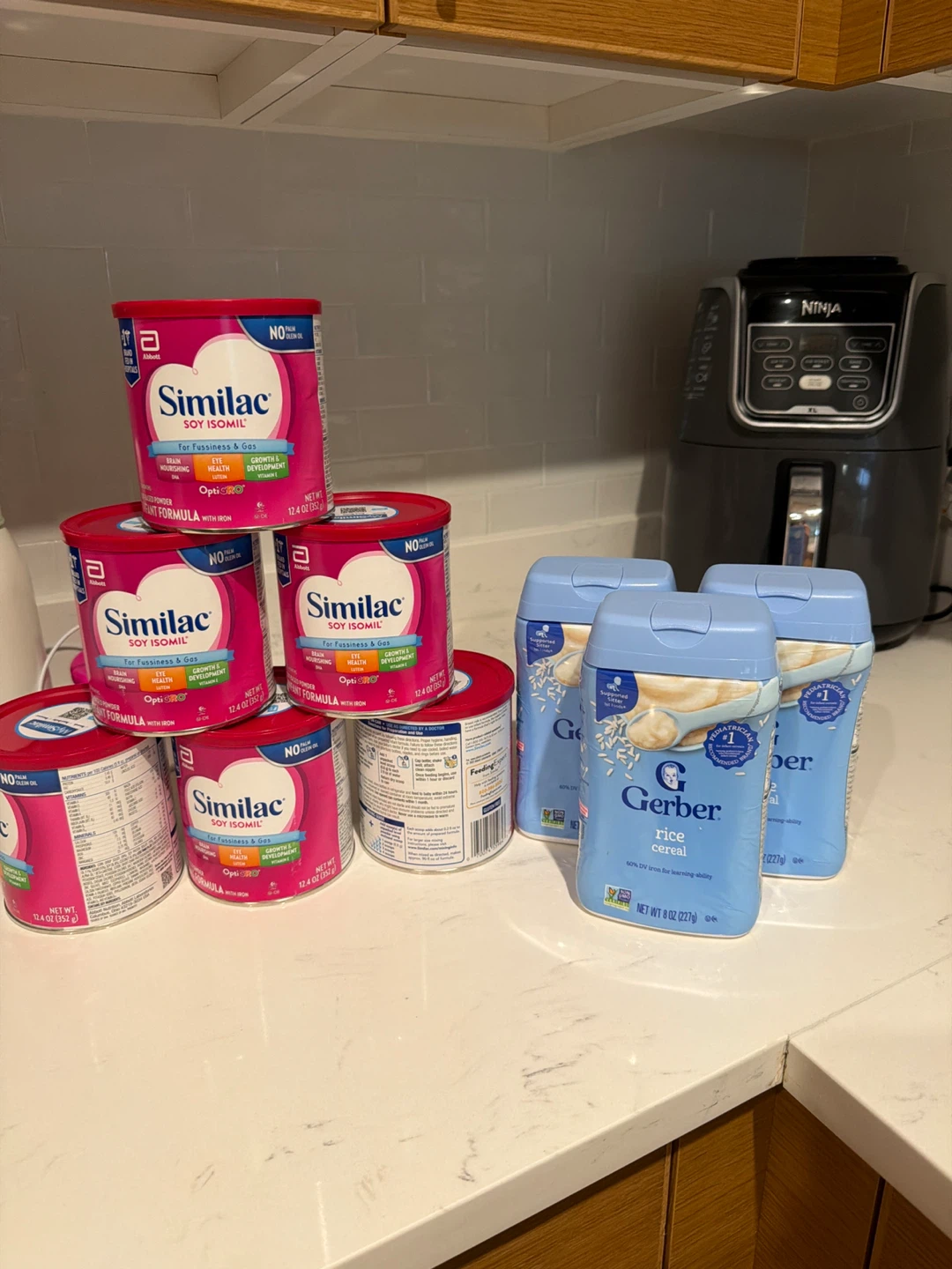 Similac Soy Isomil Formula & Gerber Rice Cereal