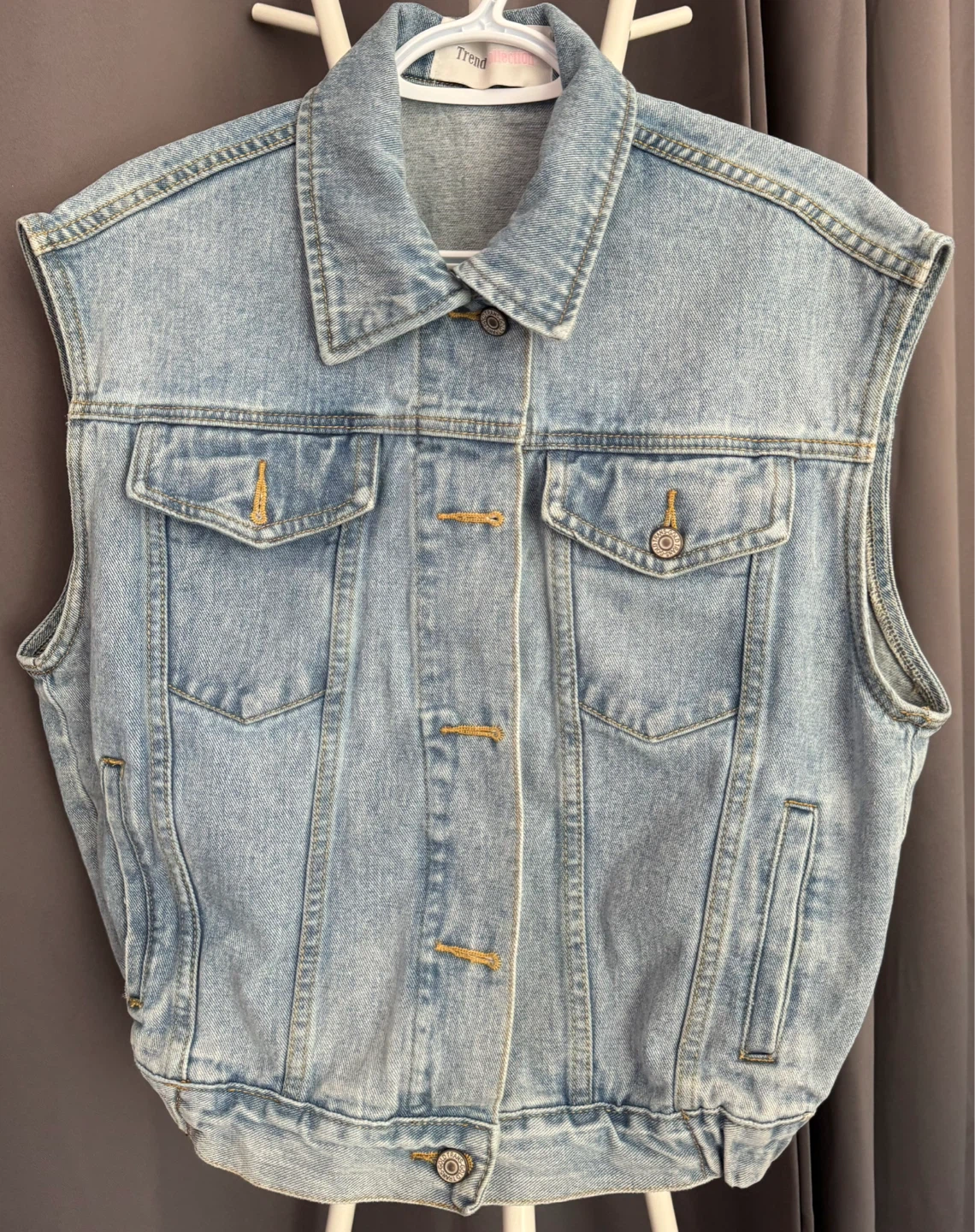 Denim Vest - Sleeveless Jean Jacket