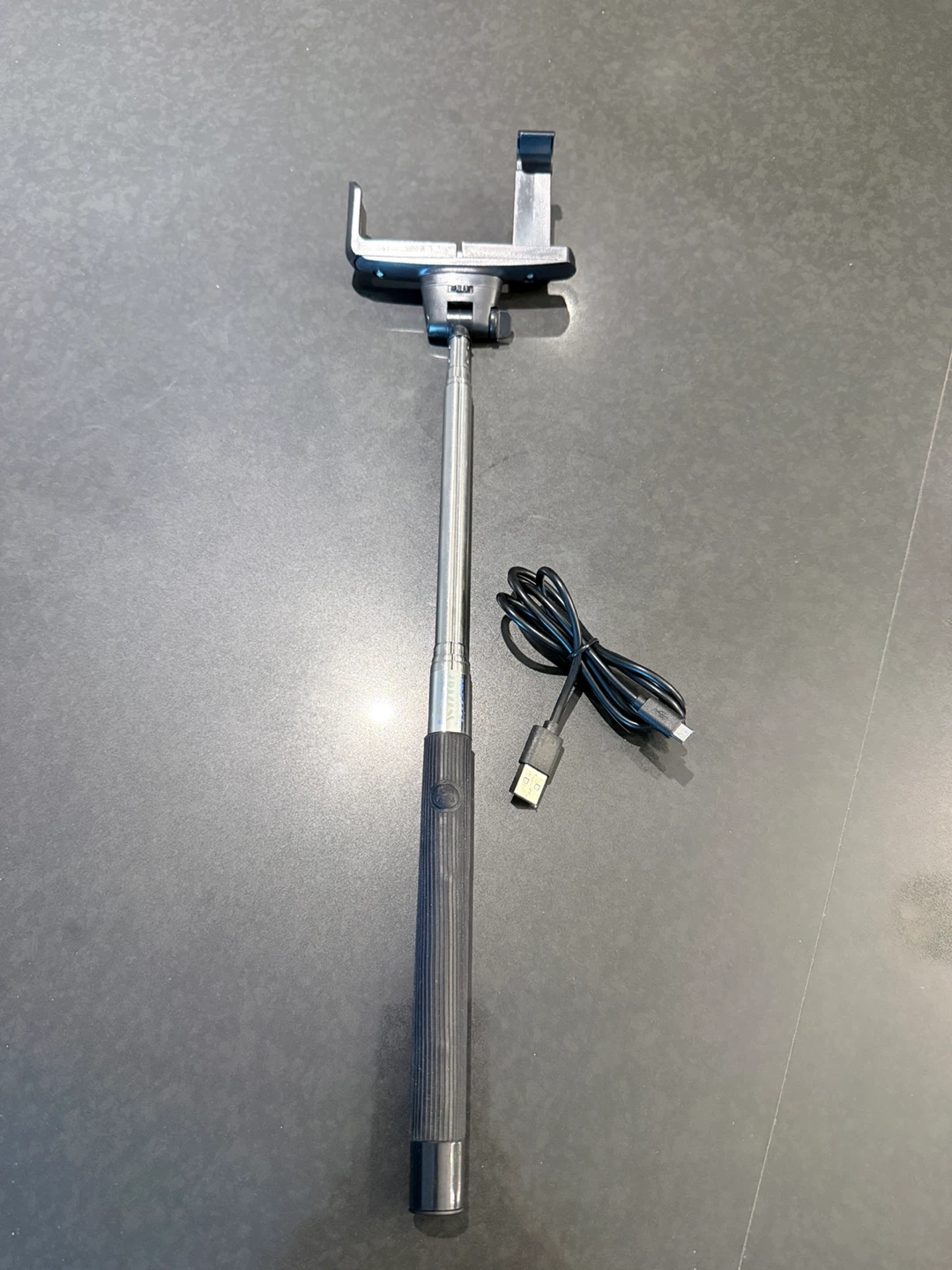 Extendable Selfie Stick with Charging Cable