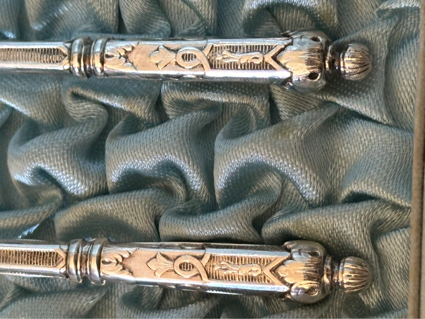 Vintage silver plate fork and spoon - photo 3