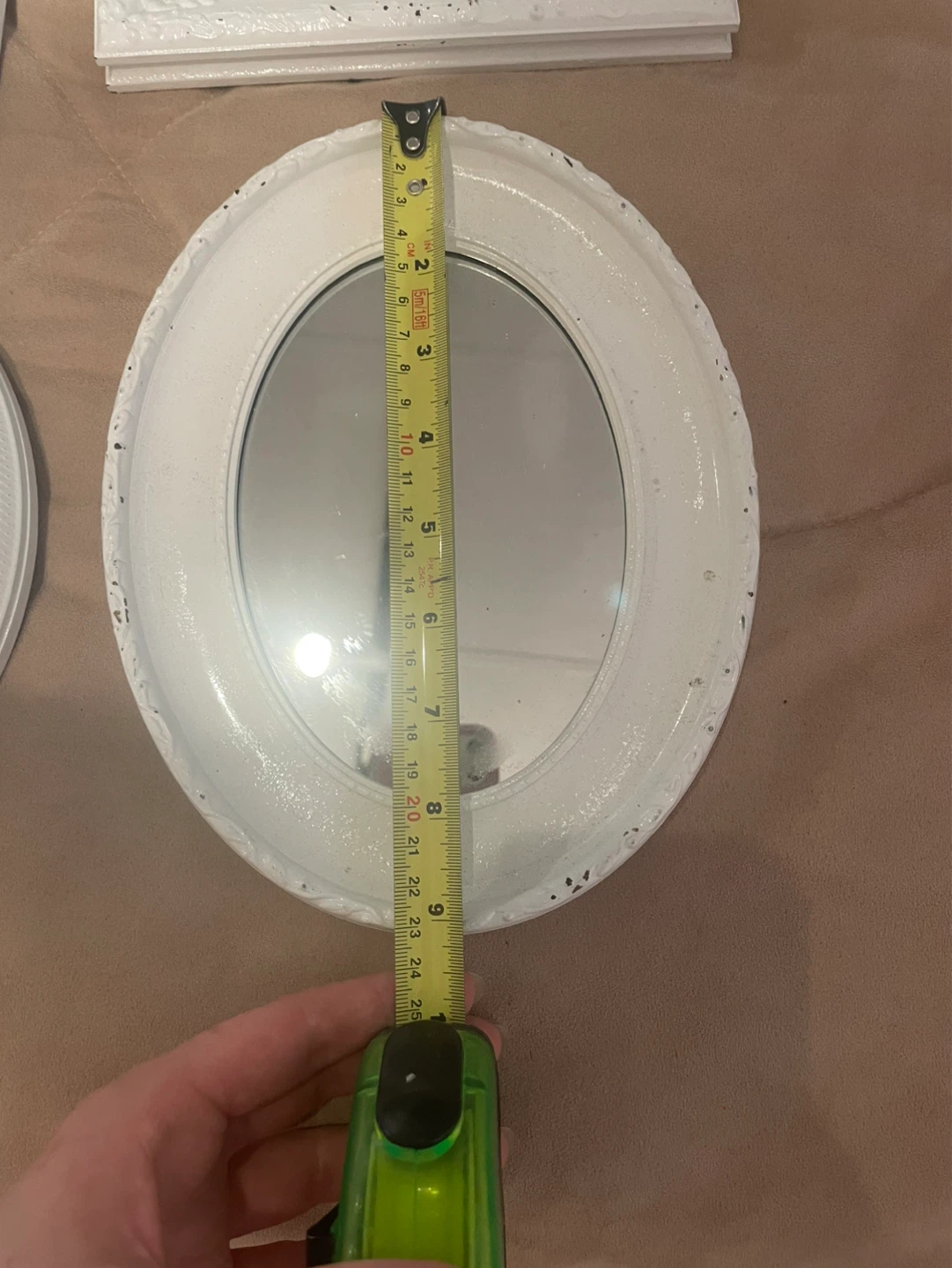 Set of 4 White Decorative Mirrors ⚽ - photo 5