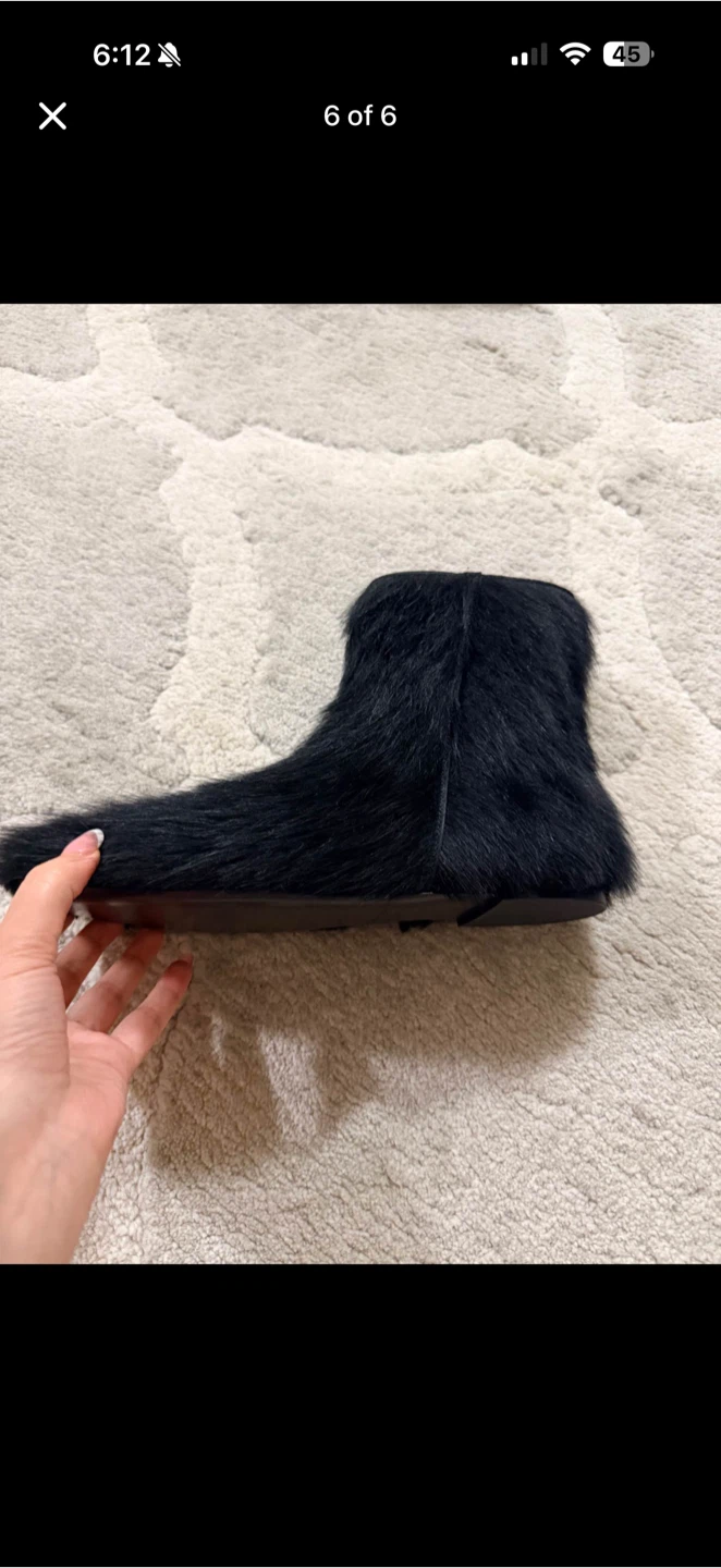 Black Fur Boots - photo 4