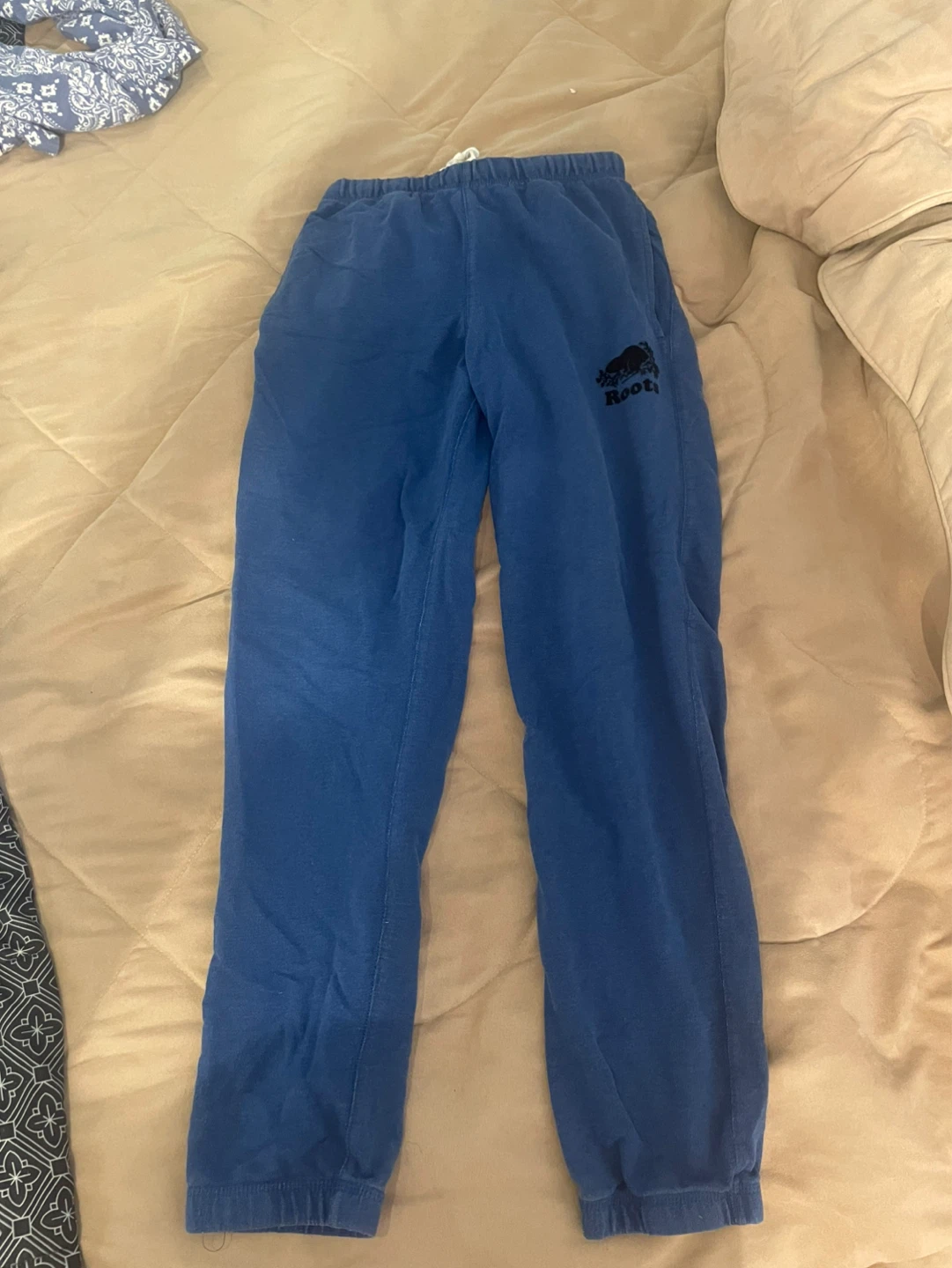 Roots Kids Blue Sweatpants Size 14 ⚽