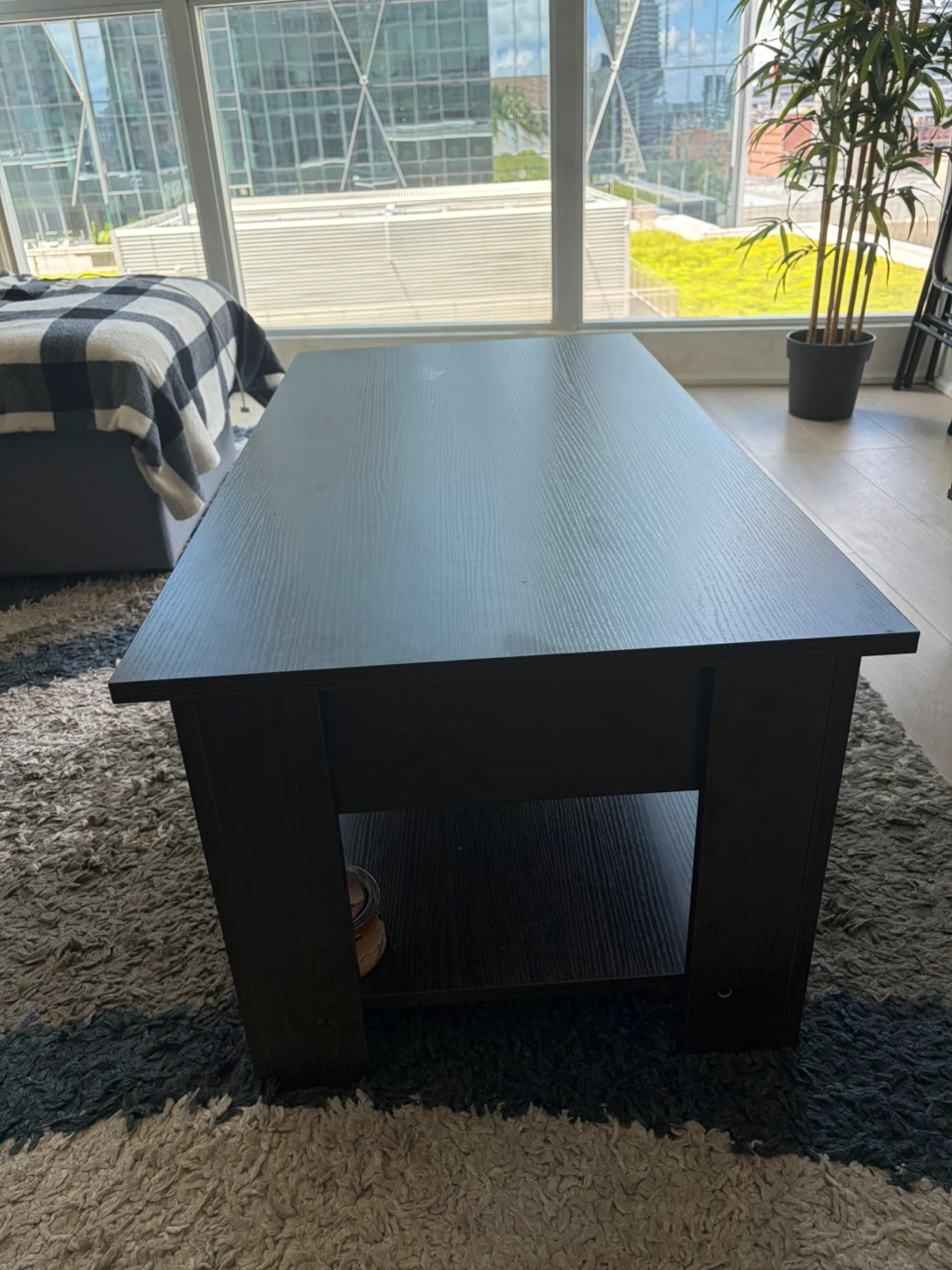 Lift Top Coffee Table with Storage - photo 2