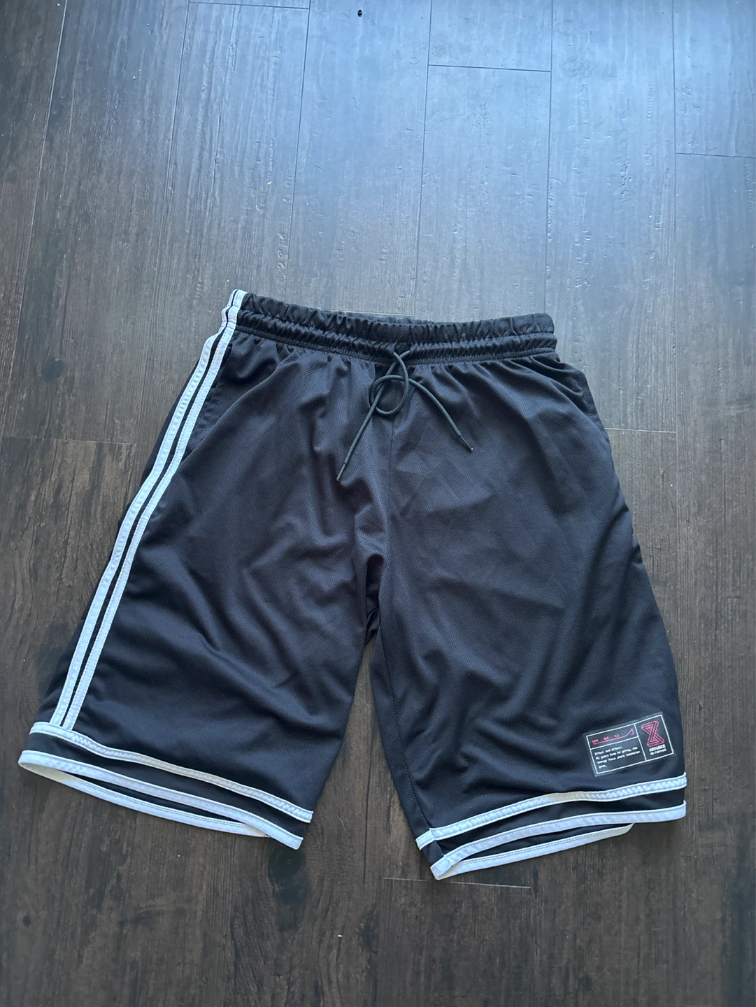 Get Over Black Basketball Shorts Size M