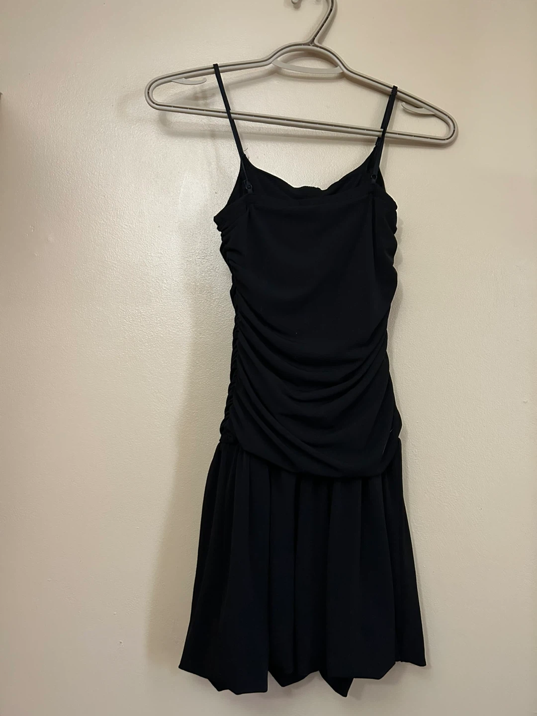 Kids Little Black Spagetti Strap Dress - photo 2