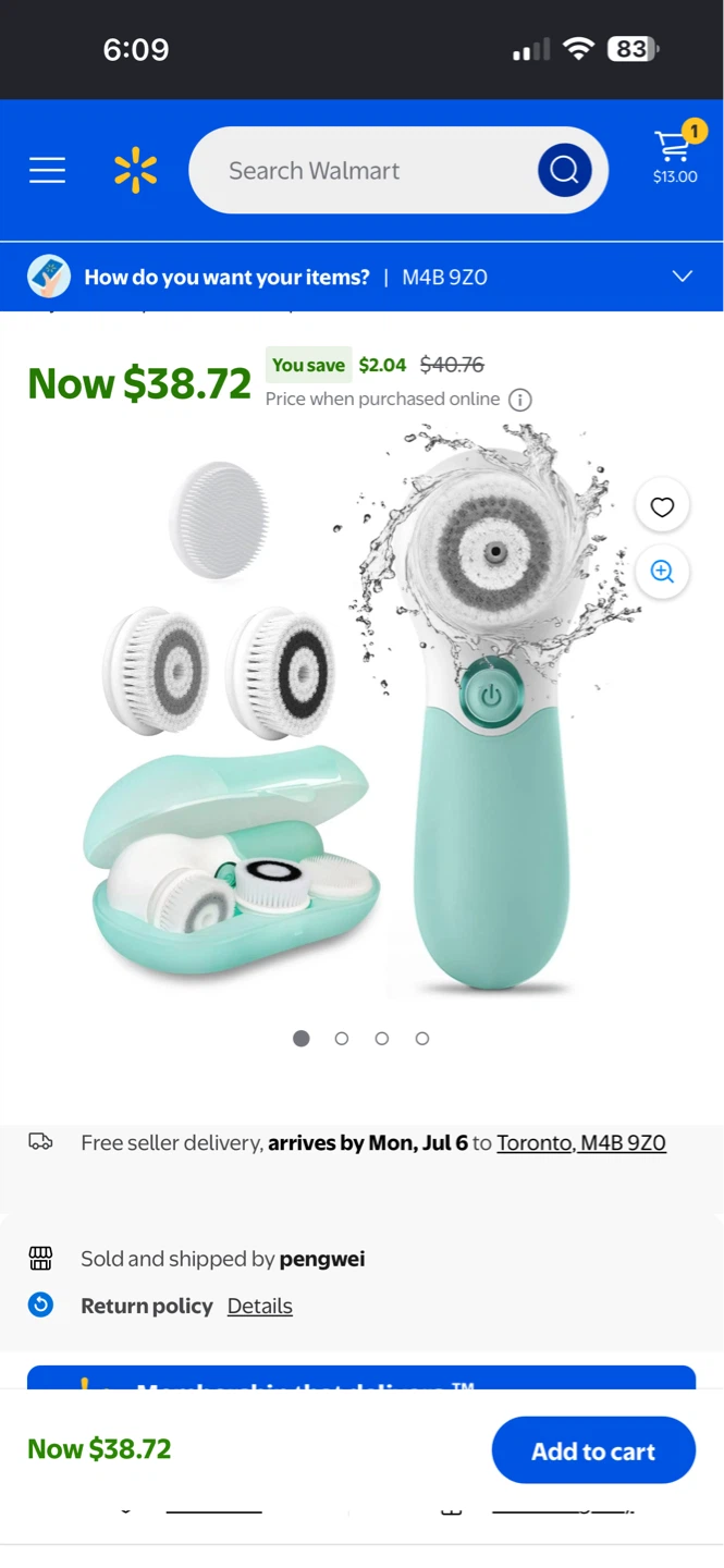 TOUCHBeauty Rotary Facial Cleanser Set TB-14838