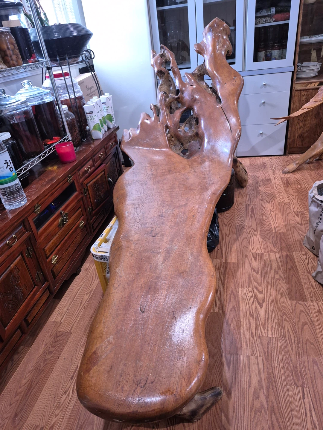 Unique Live Edge Wood Bench - photo 2