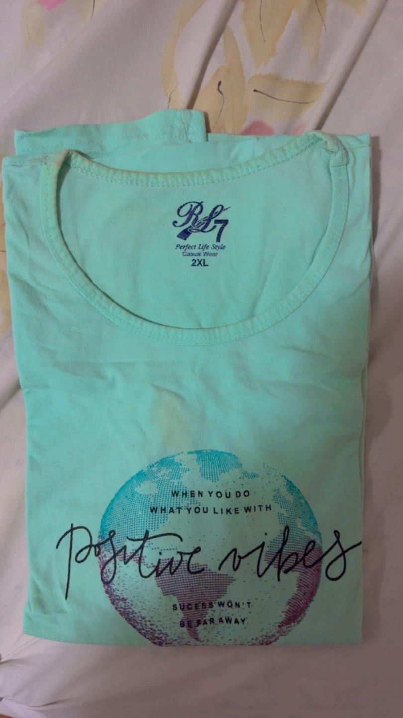 ⚽ Perfect Life Style Mint Green T-Shirt 2XL