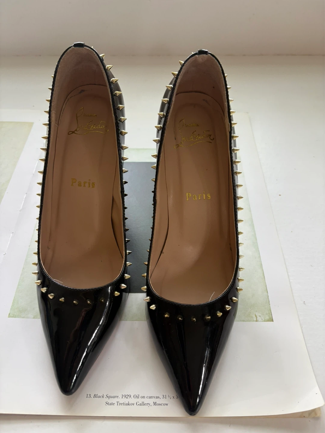 Chai’s Christian Louboutin  leather heels made in Paris - photo 2